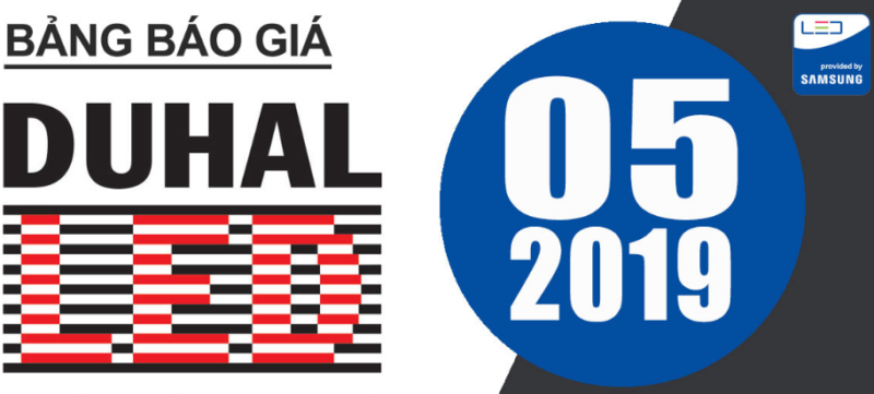 bảng giá đèn led duhal 2019