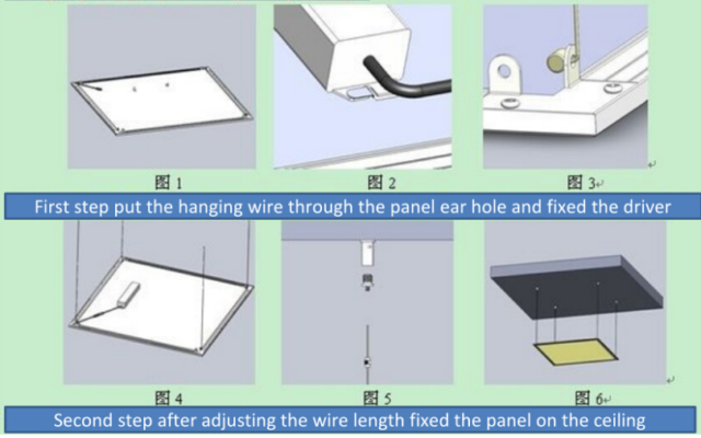 cách lắp đèn led panel âm trần